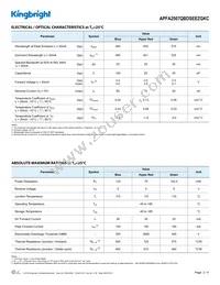 APFA2507QBDSEEZGKC Datasheet Page 2