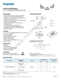 APFA3010LSEEZGKQBKC Datasheet Cover