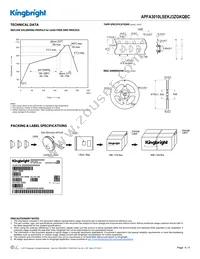 APFA3010LSEKJ3ZGKQBC Datasheet Page 4