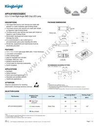 APFA3010SEEZGQBDC Datasheet Cover