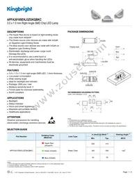 APFA3010SEKJ3ZGKQBKC Datasheet Cover