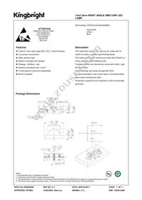 APFA3010SURCGKQBDC Datasheet Cover