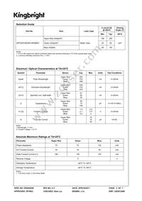 APFA3010SURCGKQBDC Datasheet Page 2