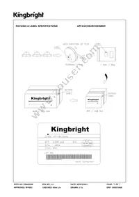 APFA3010SURCGKQBDC Datasheet Page 7