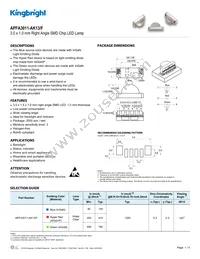 APFA3011-AK13/F Datasheet Cover