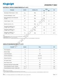 APG0603PBC-TT-5MAV Datasheet Page 2