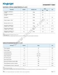 APG0603RWF-TT-5MAV Datasheet Page 2