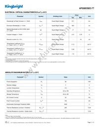 APG0603SEC-TT Datasheet Page 2