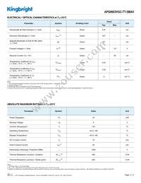 APG0603VGC-TT-5MAV Datasheet Page 2