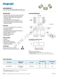 APG1005SEC/E-T Datasheet Cover