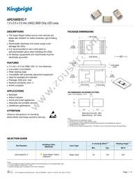 APG1005SYC-T Datasheet Cover