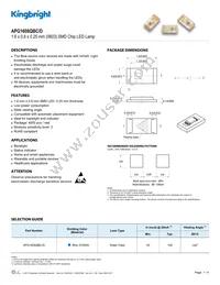 APG1608QBC/D Datasheet Cover