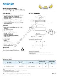 APGA1602QWF/KA-5MAV Datasheet Cover