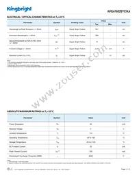 APGA1602SYC/KA Datasheet Page 2