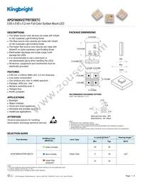 APGF0606VGTPBTSEETC Datasheet Cover