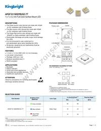 APGF1011SEEPBVGC-TT Datasheet Cover