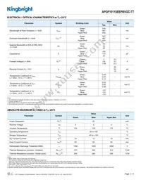 APGF1011SEEPBVGC-TT Datasheet Page 2