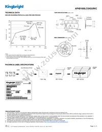 APHB1608LCGKSURKC Datasheet Page 4