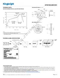 APHB1608LQBDCGKC Datasheet Page 4