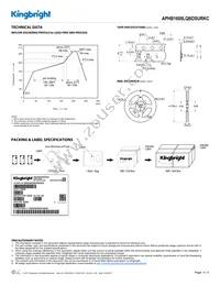 APHB1608LQBDSURKC Datasheet Page 4