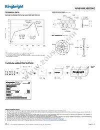 APHB1608LVBDZGKC Datasheet Page 4