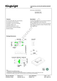 APHB1608SGEC Datasheet Cover