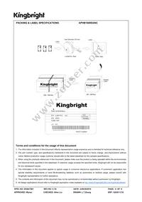 APHB1608SGNC Datasheet Page 6