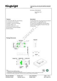 APHB1608SGYC Datasheet Cover