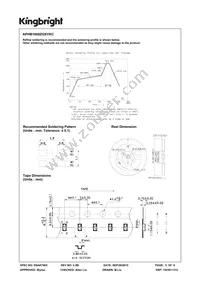 APHB1608ZGSYKC Datasheet Page 5