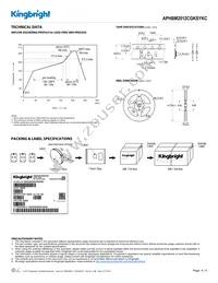 APHBM2012CGKSYKC Datasheet Page 4