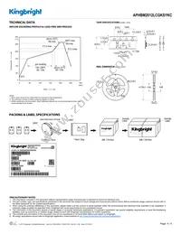 APHBM2012LCGKSYKC Datasheet Page 4