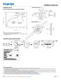 APHBM2012LSURKCGKC Datasheet Page 4