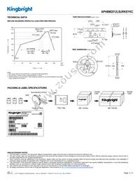 APHBM2012LSURKSYKC Datasheet Page 4