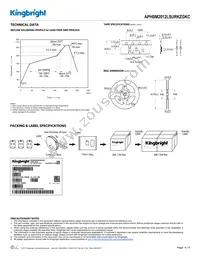 APHBM2012LSURKZGKC Datasheet Page 4