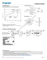 APHBM2012LVBDZGKC Datasheet Page 4