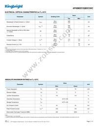 APHBM2012QBDCGKC Datasheet Page 2