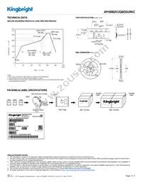 APHBM2012QBDSURKC Datasheet Page 4