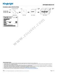 APHCM2012SECK-F01 Datasheet Page 4