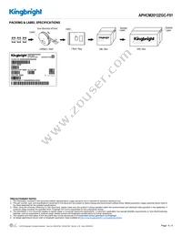 APHCM2012ZGC-F01 Datasheet Page 4