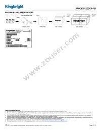 APHCM2012ZGCK-F01 Datasheet Page 4