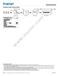 APHD1608LSURCK Datasheet Page 4