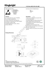 APHFT1612PBASURKVGAC Datasheet Cover