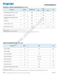 APHHS1005LQBC/D-V Datasheet Page 2