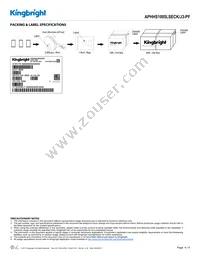 APHHS1005LSECK/J3-PF Datasheet Page 4