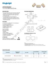 APHHS1005SURCK Datasheet Cover