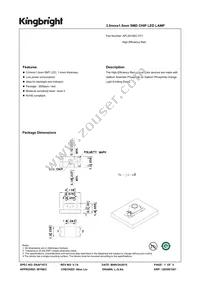 APL3015EC-F01 Datasheet Cover