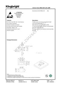 APL3015PBC/A-F01 Datasheet Cover