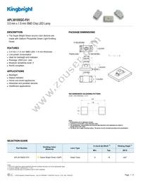 APL3015SGC-F01 Datasheet Cover