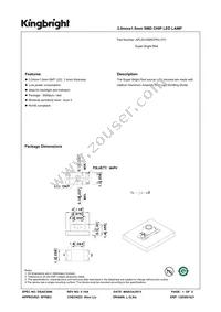 APL3015SRCPRV-F01 Datasheet Cover