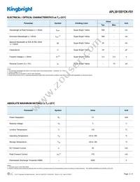 APL3015SYCK-F01 Datasheet Page 2